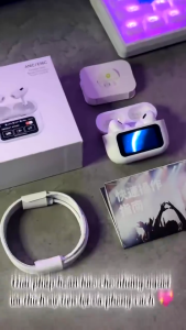 Tai Nghe A9 Pro Bluetooth Anc Enc Tai Nghe Không Dây Bass Cực Mạnh Chống Ồn Hifi Stereo Có Màn Hình