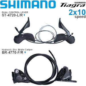 Shimano Tiagra ST 4720 BR 4770 Hydraulic Disc Brake 2x10s Road Bike 4720 Shifter 4770 Brakes Calipers Flat Mount Original Bicycle Accessories