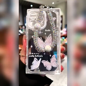 เคส Vivo X200 FE เคสกระจกเงา เคสโทรศัพท์ลายผีเสื้อ กันกระแทก ซิลิโคน เทรนด์แฟชั่น กระจกแต่งหน้า