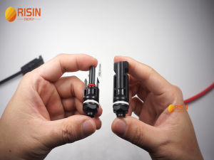 Solar Photovoltaic Bulkhead MC4 PV Connector Solar Panel M12 Mounting Plug