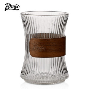 BINCOO Glass Tea Cup Coffee Mug High Temperature Resistant Special Tea Cup Coffee Cup for Household and Office 310ML