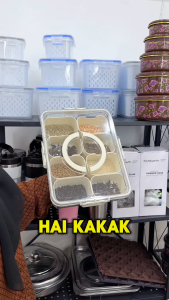 𝗨𝗥𝗕𝗔𝗡𝗛𝗢𝗠𝗘𝗦 Stackable Food Storage Containers with Lids & Removable Drain Baskets | Multi-Use Refrigerator Organizer Bins for Fruits Vegetables Meat Leftovers | Fridge Storage Box Peti Sejuk Serbaguna untuk Dapur Rumah