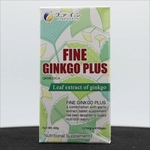 Viên Uống Giảm Stress Tăng Trí Nhớ Cải Thiện Chứng Đau Đầu Mất Ngủ Fine Ginkgo Plus 400 Viên