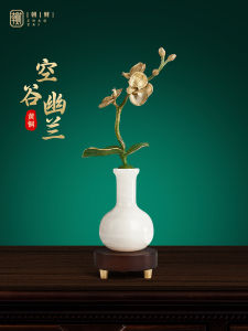 ลูกปัดดอกกุหลาบบรอนซ์ใหม่สำหรับตกแต่งโต๊ะหน้าร้าน ตกแต่งสไตล์จีน สบายๆ ประดับห้องนั่งเล่น เครื่องประดับตกแต่งห้องน้ำ