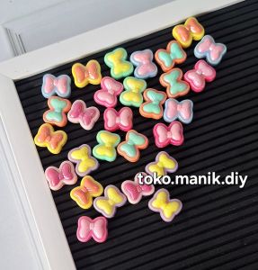 20gram manik glossy candy motif kupu pita love hati rabbit kelinci bunny