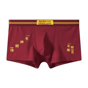 JIAZINI | Pure Cotton Underwear For Boys High School Entrance Exam Essential Shorts Success In Mid-Term Examination Student Gifts
