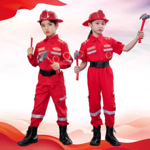 KUKATONG | Childrens Firefighter Costume Role Play Set