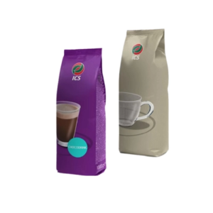 ICS Frappe Powder 1kg by Allegro – Vanilla & Chocodrink Cafe Style Creamy Base for Milk Tea Coffee & Smoothies