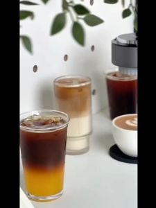 เครื่องชงกาแฟอิตาลี กึ่งอัตโนมัติ ขนาดเล็ก พกพาสะดวก เอสเพรสโซ่ เครื่องชงกาแฟแบบแฟนซีอเมริกัน