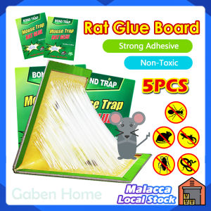 5PCS Super Glue Mouse Trap Perangkap Tikus Pest Control Rat Glue Board Indoor and Outdoor Insects Mice Rat Catcher Pad 老鼠贴