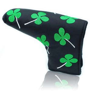 Golf Putter Head Cover Blade Club PU Leather Protector Universal Fit for All Putters and GolfersAvailable in Black and White