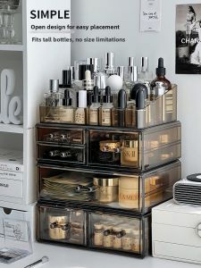 YA JIA LI JIA | Desk Drawer Style Acrylic Cosmetic Organizer