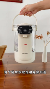 JARUSEAT 3L Electric Kettle Thermostatic Kettle One-button dechlorination / 12-stage temperature control / 800W power / child lock Health Kettle