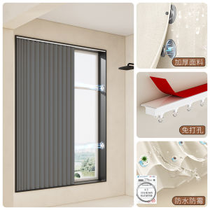 Khăn Trải Bàn Phòng Tắm Chống Thấm Nước Có Thể Gập Lại Che Chắn Không Cần Khoan Cửa Sổ Phòng Tắm Nhỏ Che Chắn