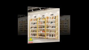 Kệ trưng bày sản phẩm hàng hóa  kệ trang trí khung sắt mặt gỗ KST428 - NỘI THẤT LẮP RÁP VIENDONGADV