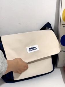 Waterproof Simple Shoulder Bag Messenger Casual Bags Men Nylon Crossbody Bag For Students