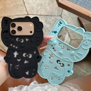 Sanrio | Y2K Heat Dissipation Hello Kitty Phone Case For iPhone 12 13 14 15 16 17 Pro Max 16 Plus 17 Pro Silicone Hollow Out Back Cover