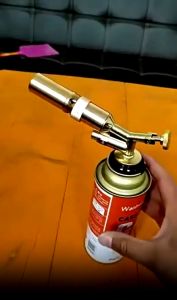 Portable Kepala Gas Torch BBQ Blow Torch Flame Gun Korek