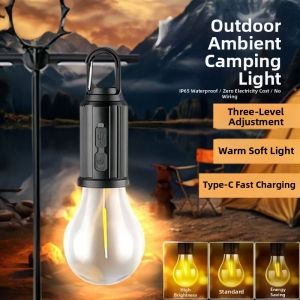 MINGRENBANG | Solar Charging Warm Light Bulb Emergency Lighting