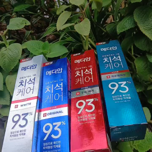 [BAO CHÍNH HÃNG - TẶNG KÈM QUÀ ]Kem Đánh Răng Median Tartar IQ 93% Răng Trắng Sáng Hơi Thở Thơm Mát Hàn Quốc 120gr