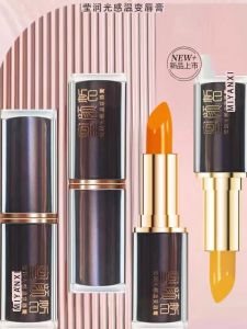 Miyanyixi Carrot Color Changing Lipstick Long Lasting Non-Stick Cup Colorful Moisturizing Lip Gloss Easy to Color Enhance Color