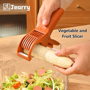 Jearry Vegetable and Fruit Slicer Salad Making Tools Cutter Ham Pepper Banana Onion kitchen Utensils
