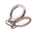 Horseshoe Lock (Brown) 3D Metal Puzzle Brain Teaser Ring Removal Adults Kids IQ Challenge Games Old Lock Shackles Solution Wit. 
