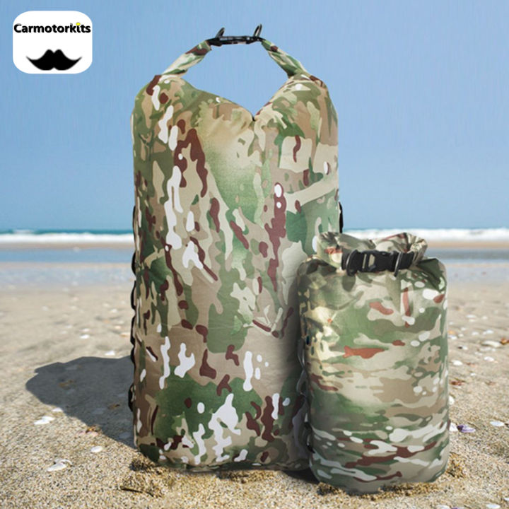 Camouflage Waterproof Backpack Portable Outdoor Sport Rafting Bag