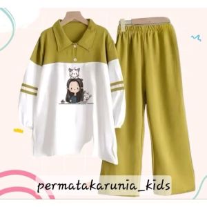 SWEET SET KIDS (3THN-13THN) CRINKLE PRINTING // SETELAN SWEET KIDS //