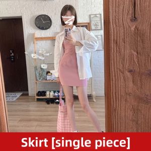 Homecore | New for 2026 Fall Pink Body-Conforming Cinched Waist Slip Dress