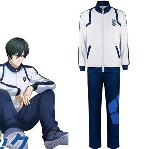 Anime Blue Lock Cosplay Costume Reo Nagi Bachira Isagi Chigiri Zip Sportswear Tracksuit Sweatshirt Hoodie Daily Wear