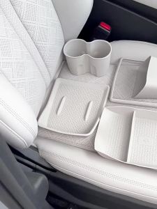 สำหรับ BYD Yuan Pro Yuan UP EV 2024 2025 แผ่นรองซิลิโคนชาร์จไร้สายกันลื่นสำหรับรถยนต์ แผ่นรองกลางควบคุม ช่องใส่แก้ว อุปกรณ์เสริมรถยนต์