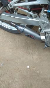Knalpot Kolong Telo 3v3 Motor 2 Tak Kawasaki Ninja 150 r rr