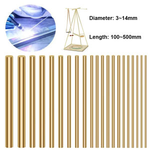 1/5/10pcs Brass rod Diameter1.6-20mm length100-450mm brass round bar knife handle part diy accessories