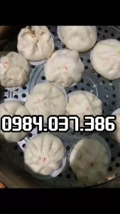 Nồi hấp bánh bao nồi hấp há cảo chạy điện size 40cm 3 tầng hấp