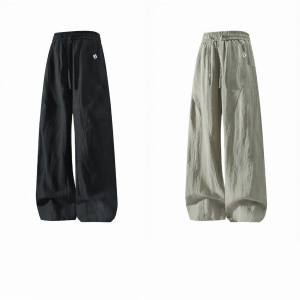 izzue | Breathable Lycell Linen Trousers Dropping Sense Straight Cut