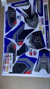 ( COD ) YZ 85 STICKER STRIPING MOTOR YAMAHA YZ 85 IP.42 STRIPING VARIASI RACING
