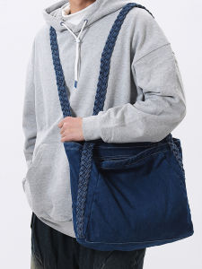 Túi Đeo Vai Thể Thao Vải Denim Dung Tích Lớn Cho Nam Túi Đeo Chéo Vải Denim Thường Ngày Cho Học Sinh Trung Học Và Tiểu Học Túi Đeo Vai Đơn