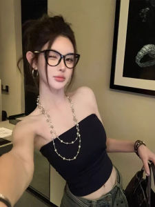 Slim Fit Strapless Vest Women Summer Pure Desire Sweet And Spicy Inner Wear Top Outerwear Tube Top Chinese Made Short Style