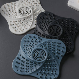 MeiBoAll ฝาปิดตะแกรงดักกลิ่นอเนกประสงค์ 13X13X2ซม. ดูดกรองเส้นผมอุดตันป้องกันการอุดตันสำหรับห้องครัวห้องน้ำแผ่น