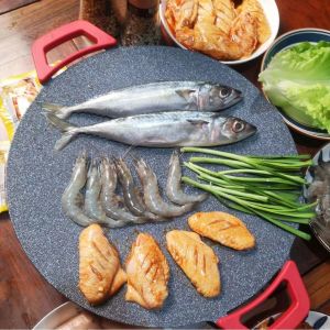 Electric Grill Outdoor Electric Grill Student Barbecue Household Multi-functional Non Stick Pan BBQ