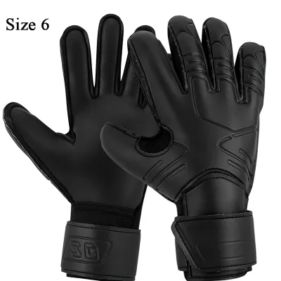 1 Pair Size 5-10 Football Goalkeeper Gloves Soccer Goalie Gloves High Performance Anti-slip Wear-resistant Goalkeeper Gloves