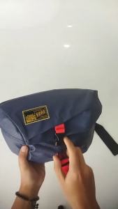 Tas Selempang Pria Waistbag Pinggang Cowok Premium Waterproof Tahan Anti Air  UTR 118