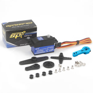 Servo RC Kim Loại SPT 4420LV 20KG Mô-men Xoắn Cao Thiết Kế Thấp Dành Cho Xe RC Tỷ Lệ 1/10 1/12 Xe Leo Núi SCX10 TRX4 Thuyền Robot - Không Bao Gồm Pin
