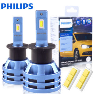 Philips | Philips Ultinon Essential H3 Led Car Headlight Bulbs 6000K Super Bright White H3 LED Auto Fog Lamp 12V 24V 2PCS