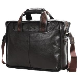 BOSTANTEN | Large Capacity Handheld Simple Business Shoulder Leather Briefcase