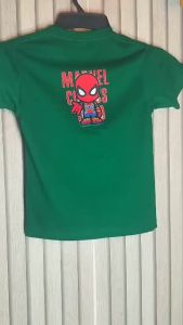 Boys & Girl Shirt Kids Baju Tshirt Lelaki Budak 3/4Y-13/14Y T Shirt For Kids Boy 10 To 12 Years Old Boys Cotton Summer Cartoon Childrens Clothing