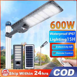 Lampu Jalan 300/400/500/1000 Watt Solar Cell (Tenaga Surya) Waterproof IP66 Super Terang