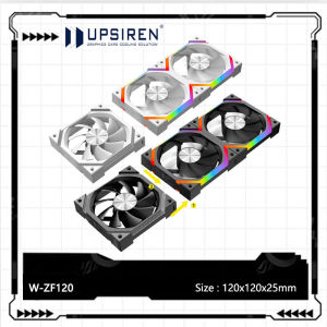 UPSIREN W-ZF120 Wireless Splicing Chassis Cooler Fan 3-in-1 ARGB 120x120x25mm CPU Cooling Fan PWM/ARGB Motherboard Sync