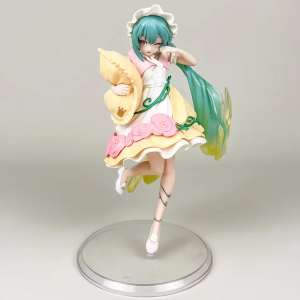 Bandai | Anime Hatsune Miku Gothic Lolita Style Action Fairy Mirror Sleeping Beauty Action Fairy Winter Cherry igure PVC Doll Model Toys